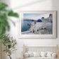 Santorini Sunrise - Barnwood Framed Art Print