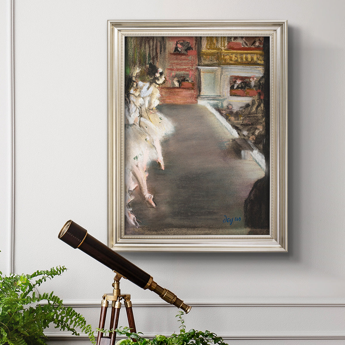 Dancers at the Old Opera House - Ornate Framed Canvas Print