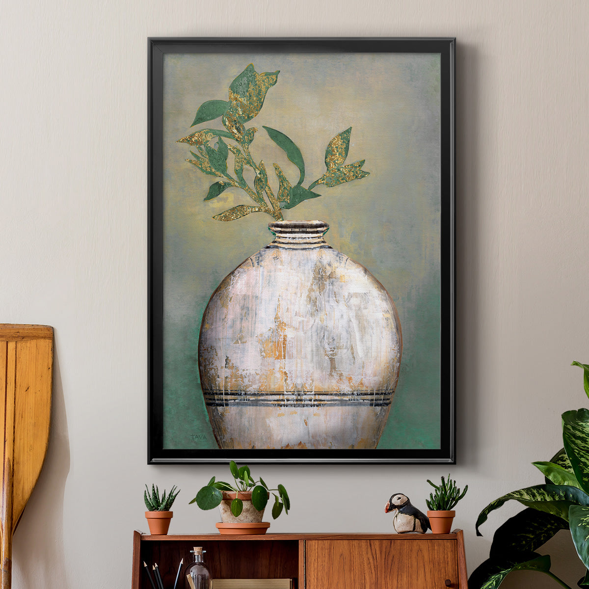 Global Vessel II - Modern Framed Canvas Print