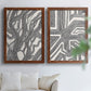 Dots and Dashes I - Premium Framed Canvas 2 Piece Set - Ready to Hang