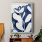 Blue Eucalyptus II - Modern Framed Canvas Print