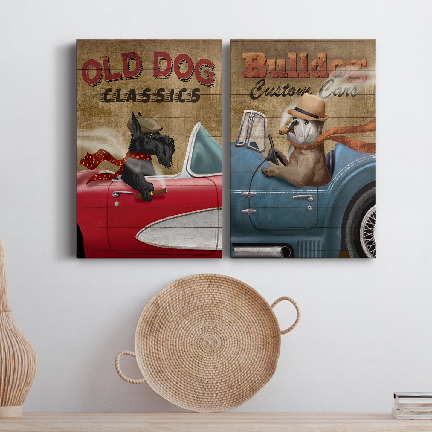 Old Dog Classics Premium Gallery Wrapped Canvas - Ready to Hang