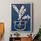 Vessel on Indigo II - Modern Framed Canvas Print