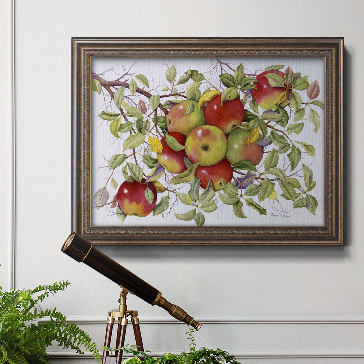 Apples Premium Framed Canvas- Ready to Hang