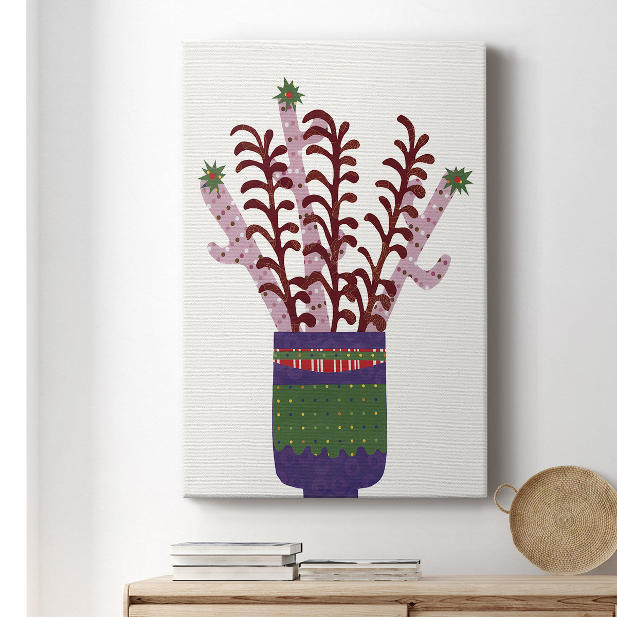 Cheerful Succulent II - Canvas Art Print