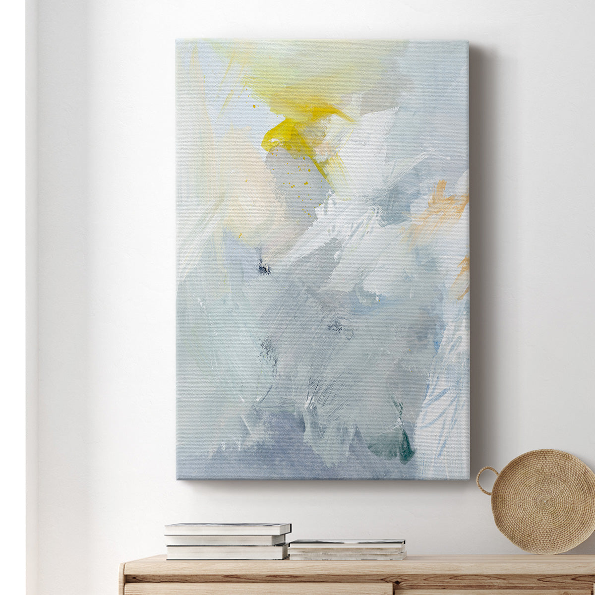 Canary and Sky II Premium Gallery Wrapped Canvas - Ready to Hang