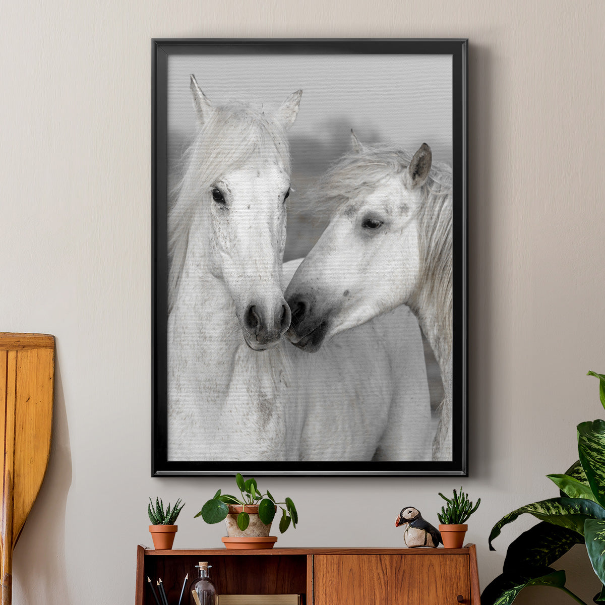 Affection I - Modern Framed Canvas Print