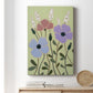 Woodblock Floral III Premium Gallery Wrapped Canvas - Ready to Hang