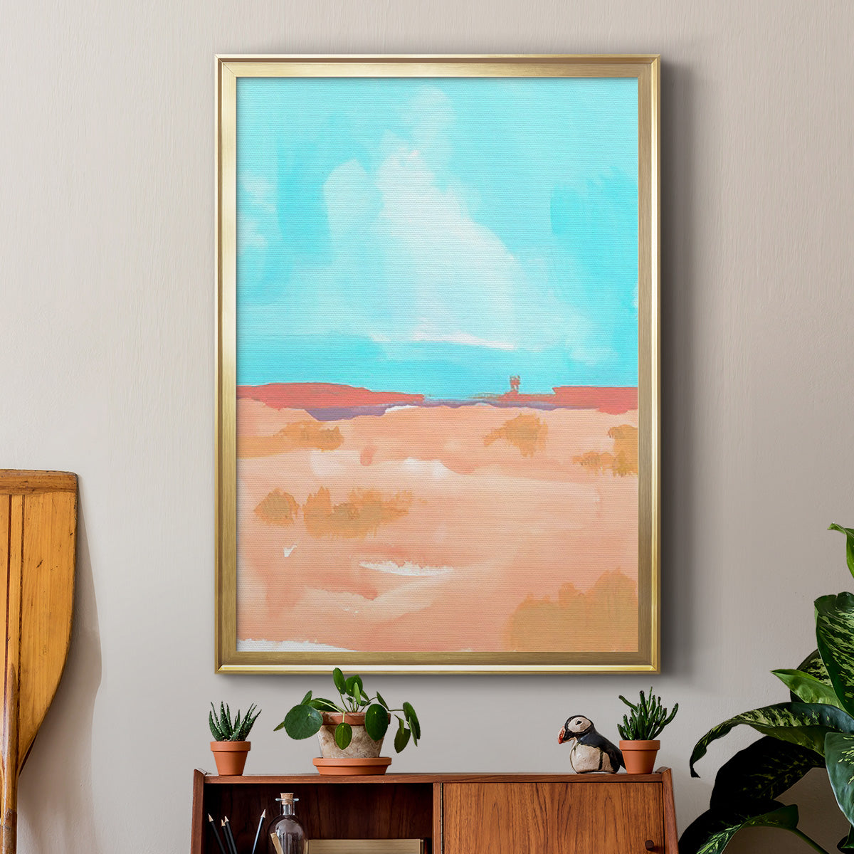 Wide Open Spaces II - Modern Framed Canvas Print