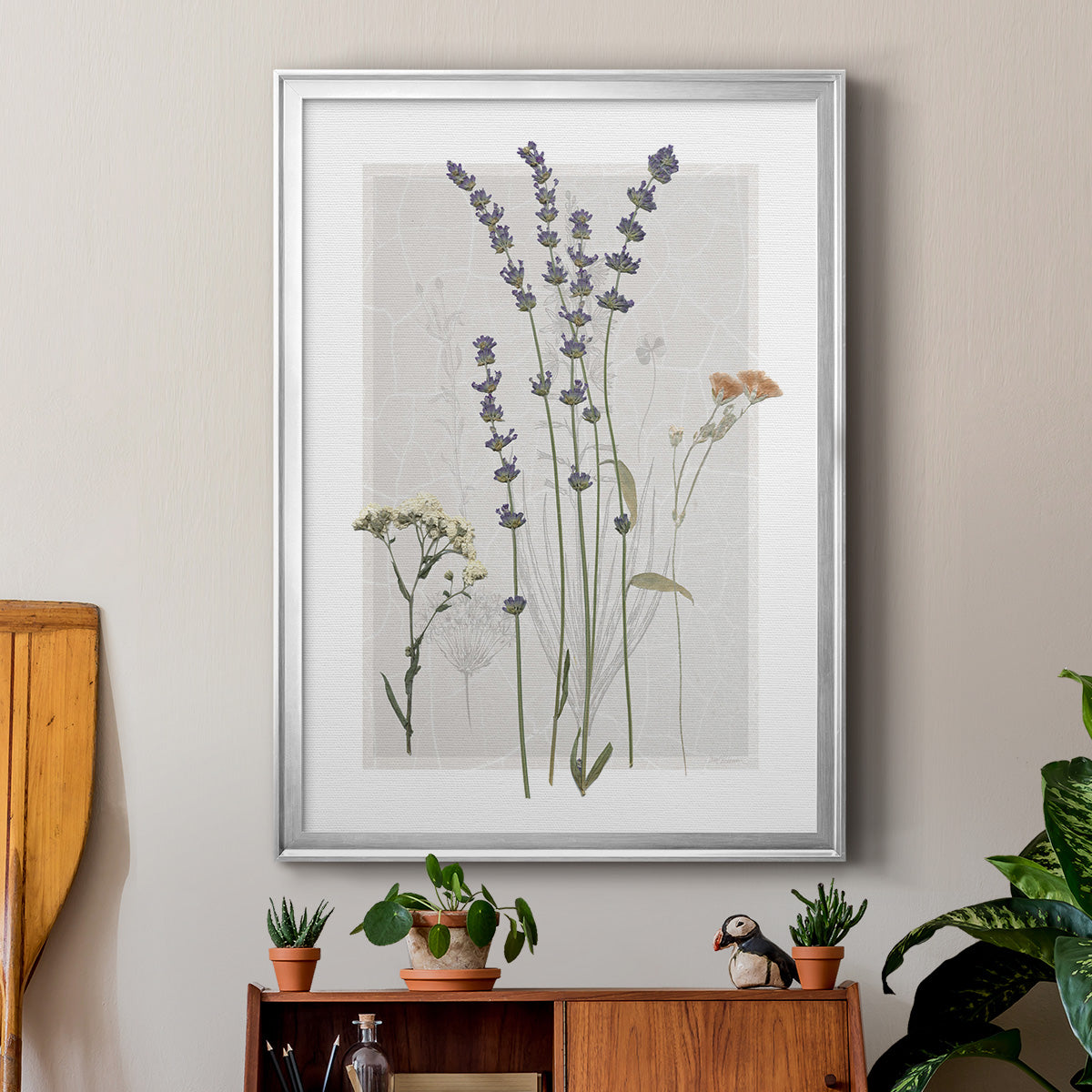 Field Study Page I - Modern Framed Canvas Print