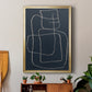 Shapes and Night Sky II - Modern Framed Canvas Print
