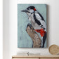 Woodpecker Paintstrokes I Premium Gallery Wrapped Canvas - Ready to Hang