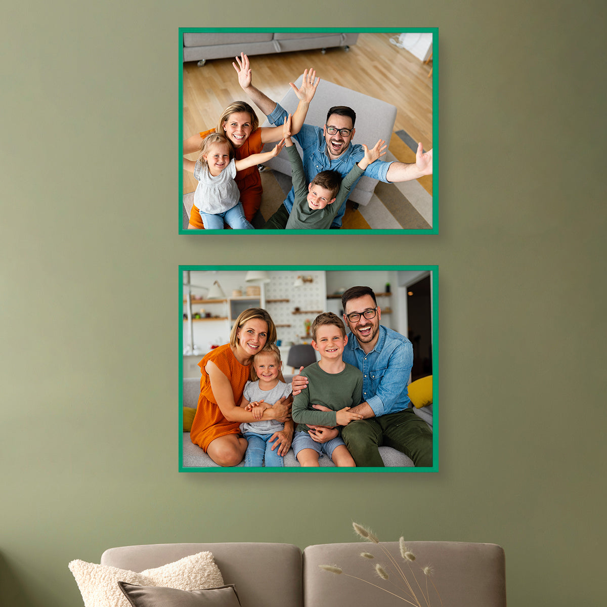 Set of 2 Restickable Custom Framed Photos - 28" x 22"