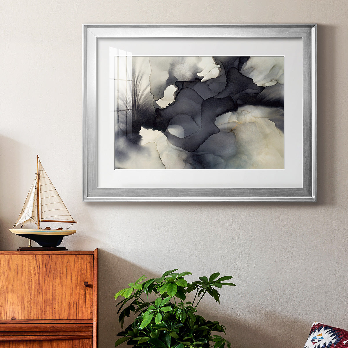 Sound & Color - Modern Framed Art Print