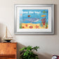 Cute Sea Creatures II - Modern Framed Art Print