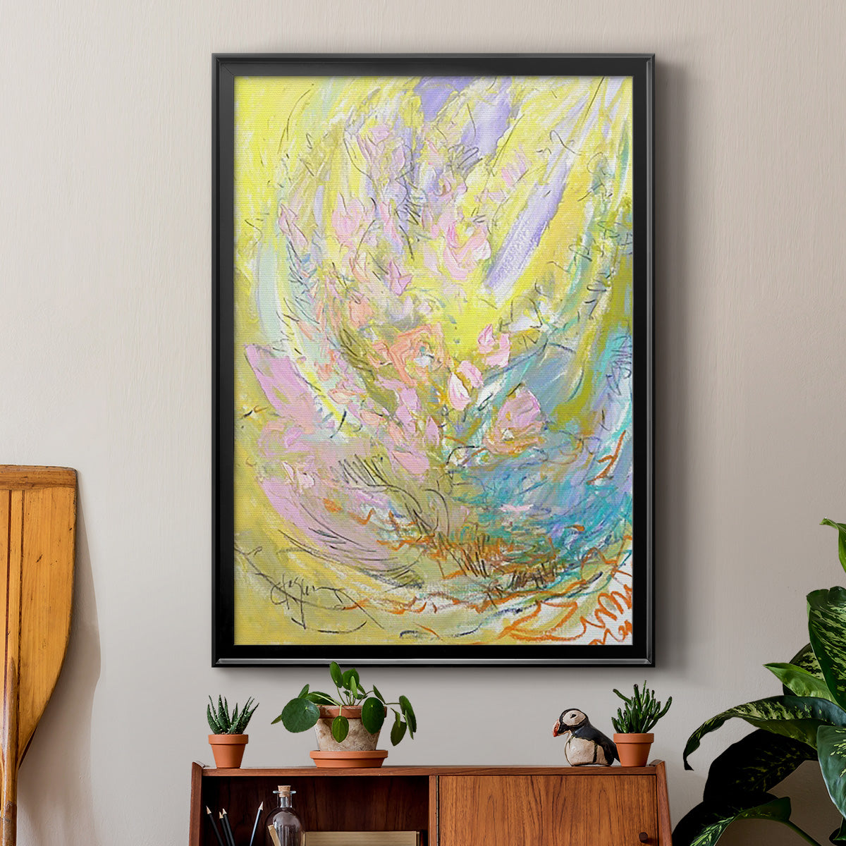 Approaching Equinox - Modern Framed Canvas Print
