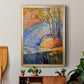 Cadmium Winter Solstice III - Modern Framed Canvas Print