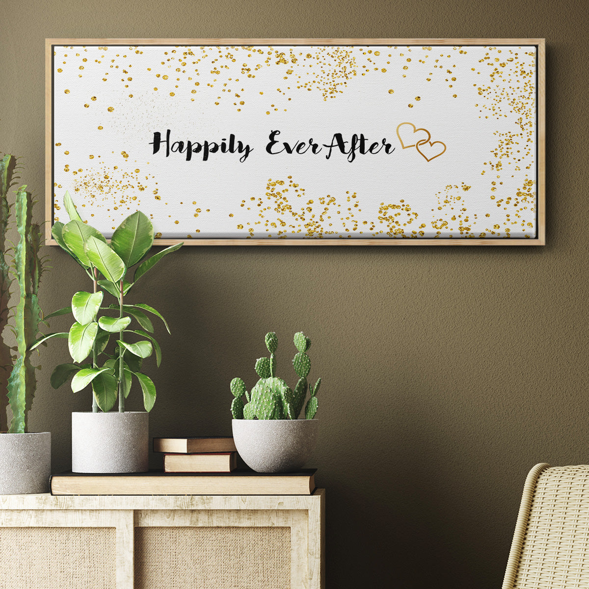 Happily Ever After - Floater Framed Canvas Print