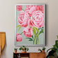 This Year's Peonies I - Modern Framed Canvas Print