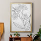 Botanical Sketch II - Modern Framed Canvas Print