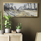 The Road, Effect of Snow at Sunset, 1869 - Floater Framed Canvas Print