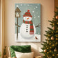 Frostlit Evergreen at Dawn - Canvas Art Print