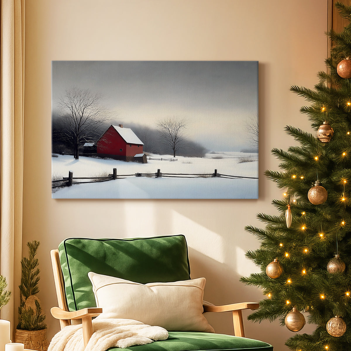 Eve of Quiet Pines - Canvas Art Print