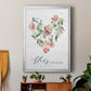 Paradise Floral Heart - Modern Framed Canvas Print