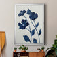 Indigo Bloom I - Modern Framed Canvas Print