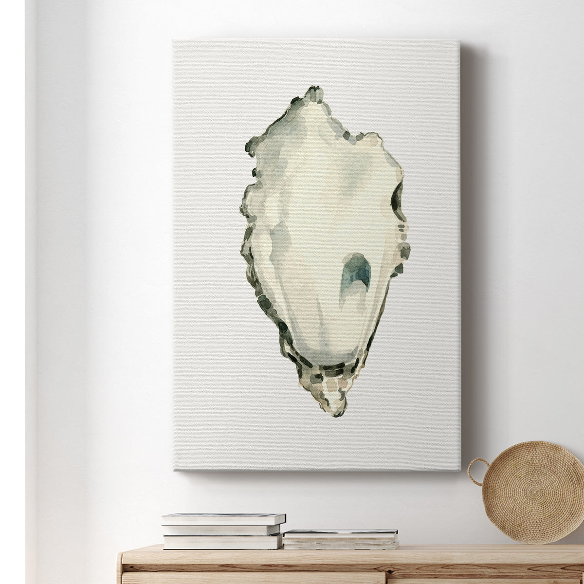 Neutral Oyster Study IV  Premium Gallery Wrapped Canvas - Ready to Hang