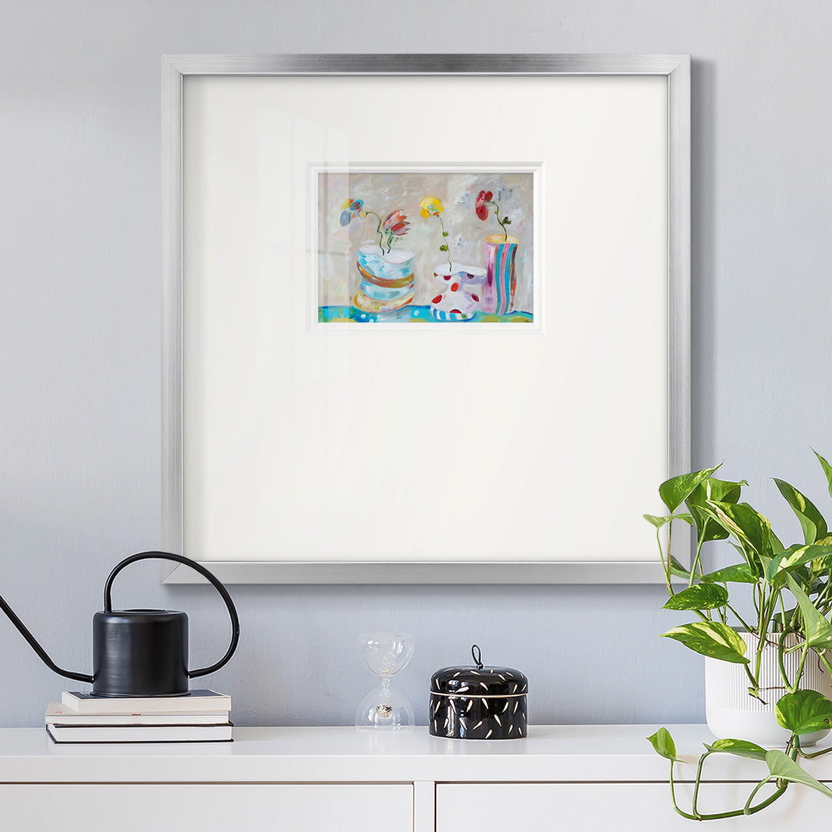 Play Time- Premium Framed Print Double Matboard