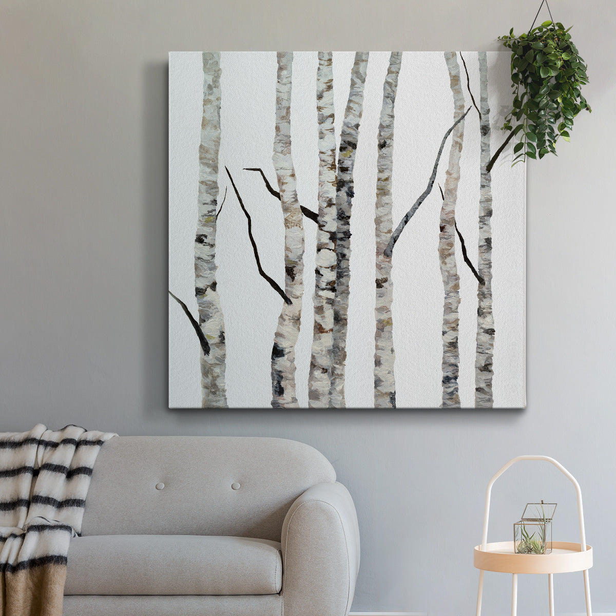 Birch Trees II-Premium Gallery Wrapped Canvas - Ready to Hang