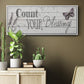 Count Your Blessings - Floater Framed Canvas Print