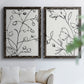 Botanical Sketch I   - Premium Framed Canvas 2 Piece Set - Ready to Hang