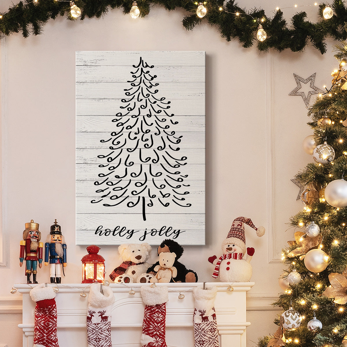 Holly Jolly - Gallery Wrapped Canvas