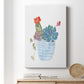 Cactus and Succulent Blooms I Premium Gallery Wrapped Canvas - Ready to Hang