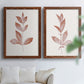 Red Leaf I - Premium Framed Canvas 2 Piece Set - Ready to Hang