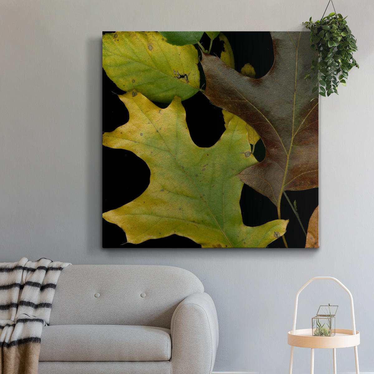 Small Vivid Leaves II (ST) - Canvas Art Print