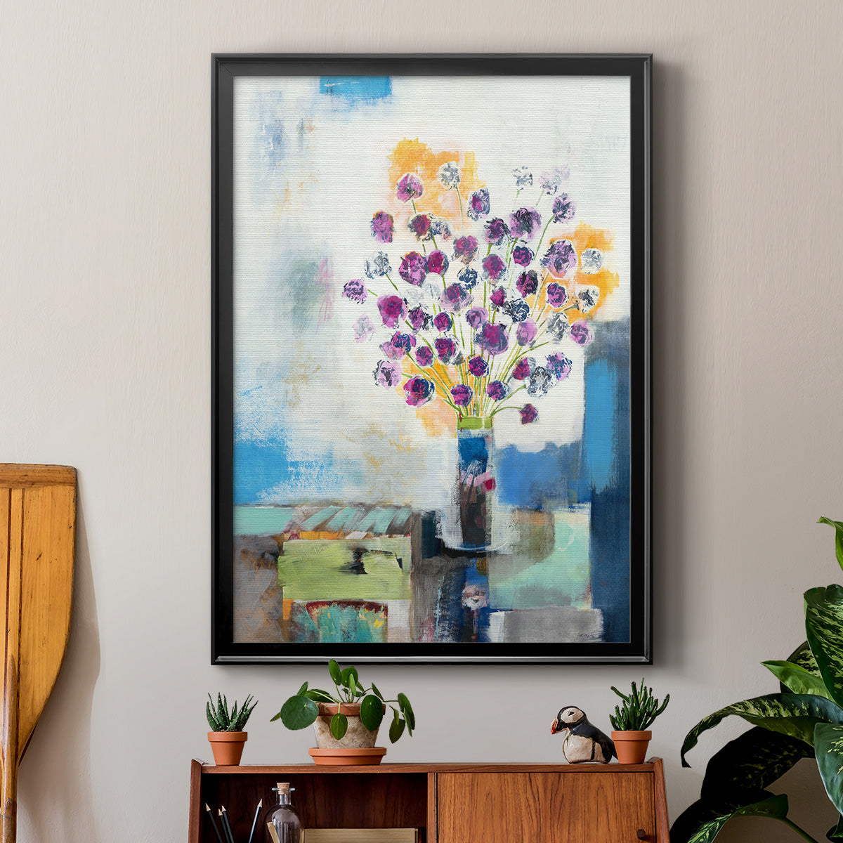 On A Quiet Day - Modern Framed Canvas Print