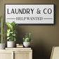 Help Wanted - Floater Framed Canvas Print