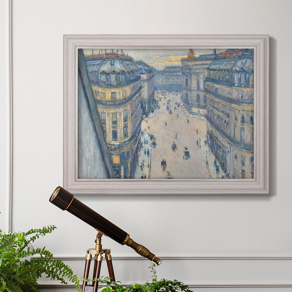 Halévy Street, View from the Seventh Floor - Ornate Framed Canvas Print