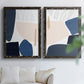 Denim and Sand I - Premium Framed Canvas 2 Piece Set - Ready to Hang