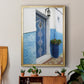 Morocco Door - Modern Framed Canvas Print