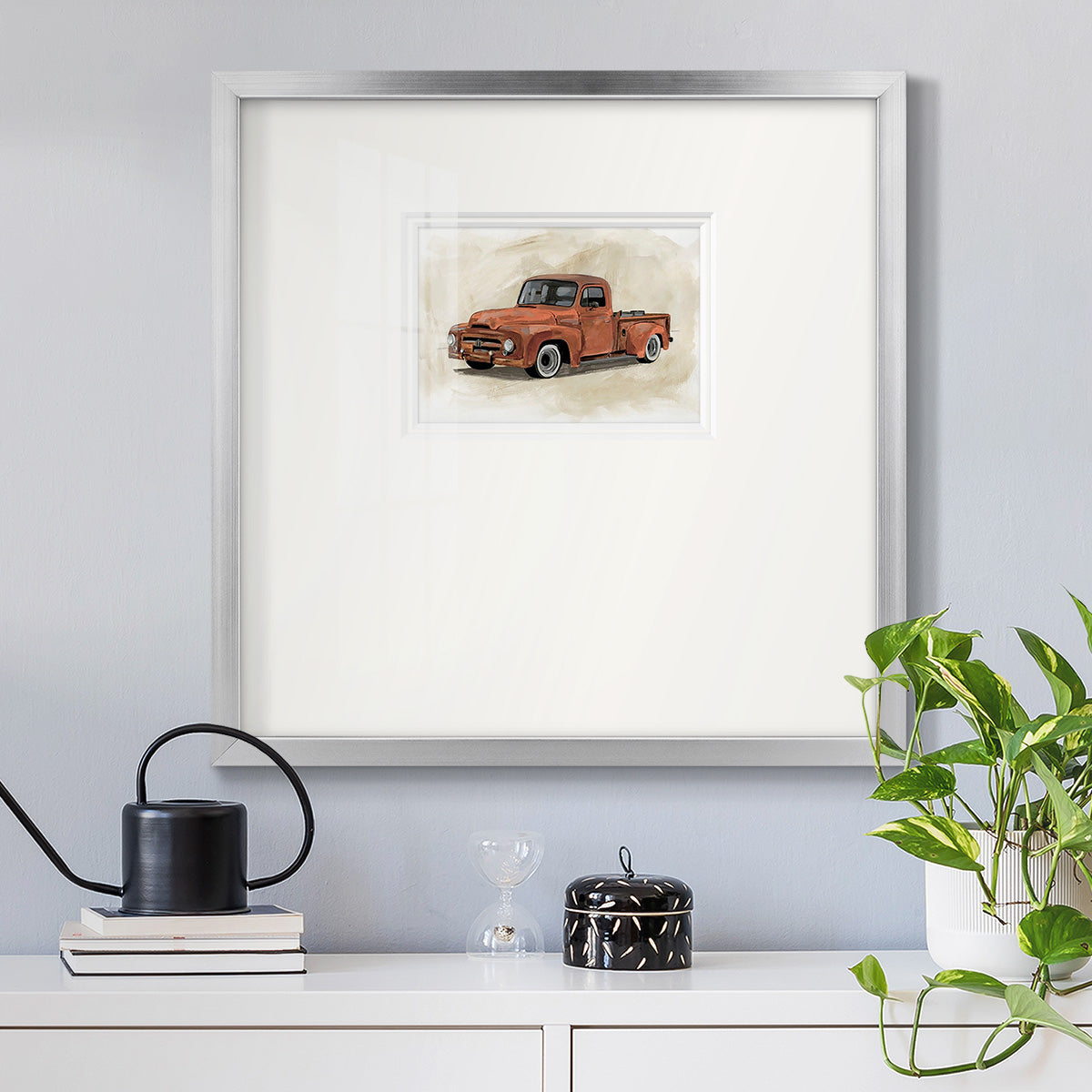 Pickup IV Premium Framed Print Double Matboard