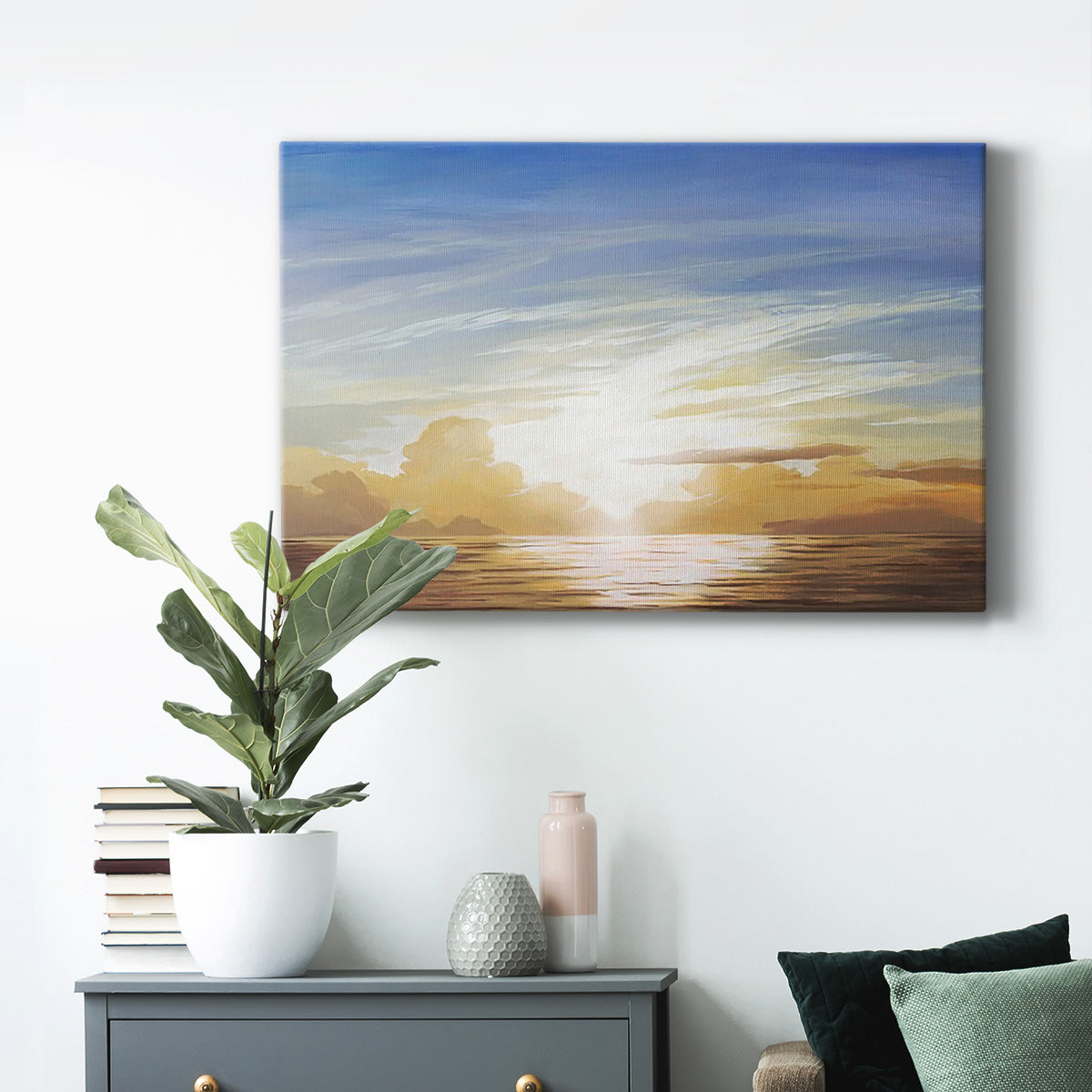 Luminous Waters III Premium Gallery Wrapped Canvas - Ready to Hang