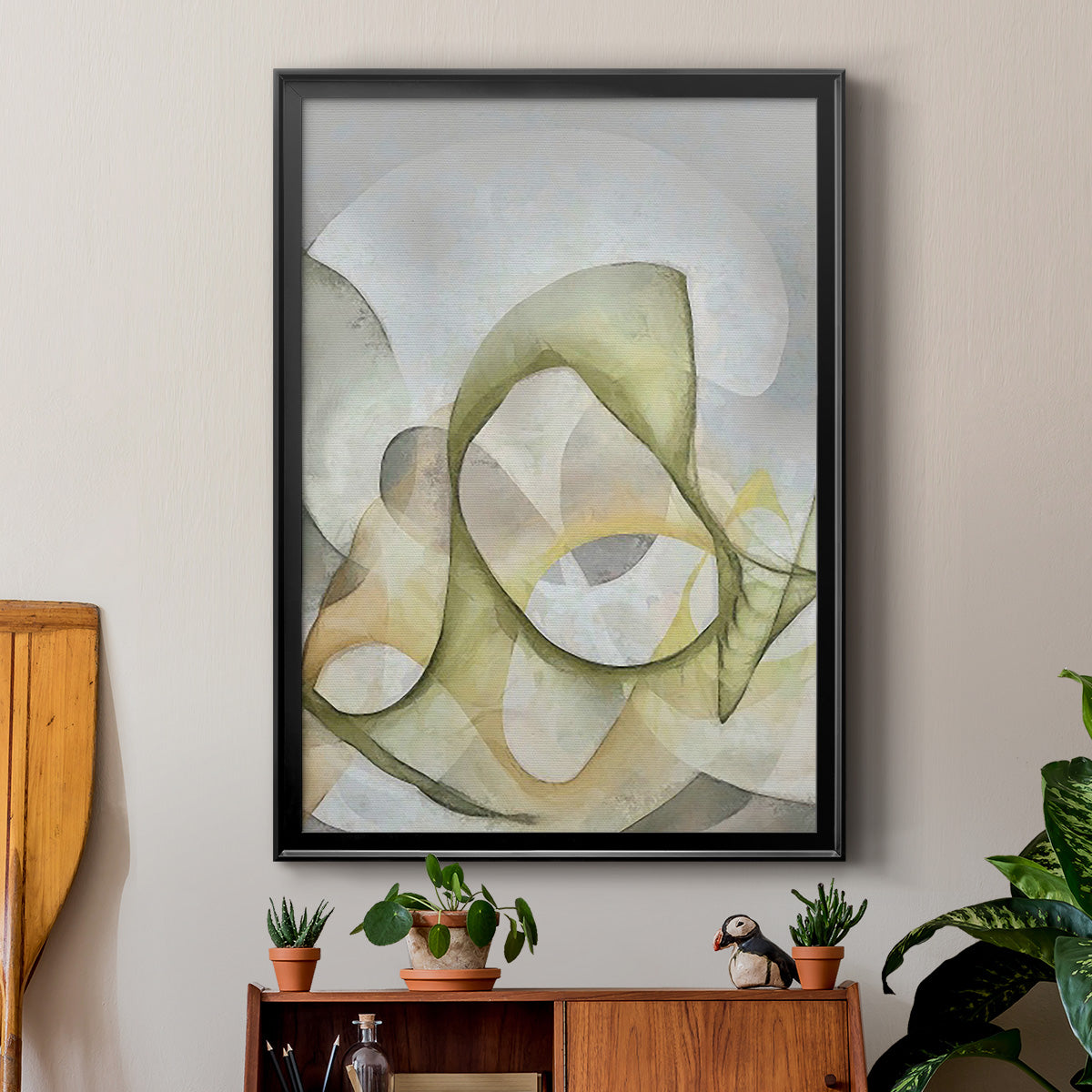 Excursion II - Modern Framed Canvas Print