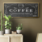 Coffee Everyday - Floater Framed Canvas Print