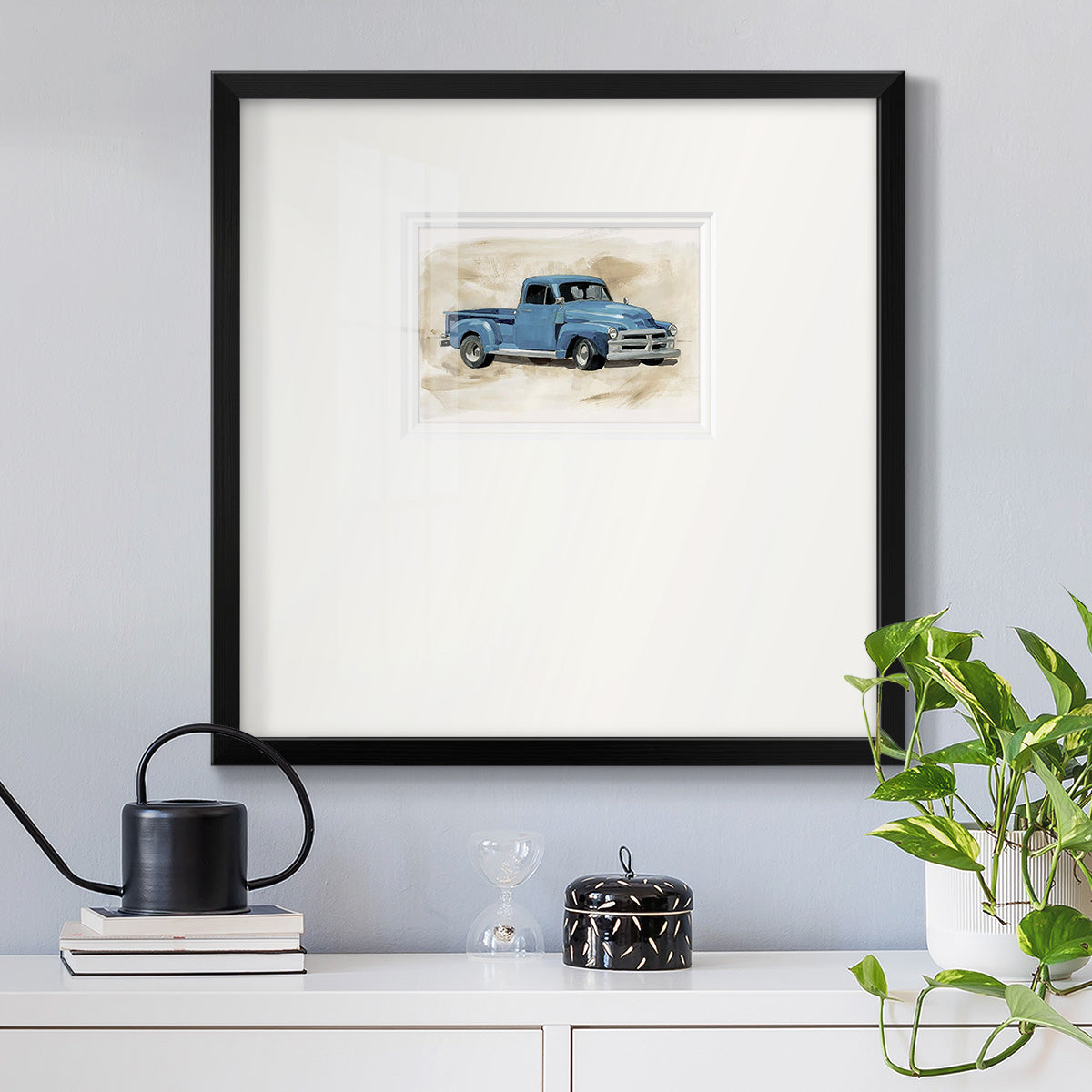 Pickup I Premium Framed Print Double Matboard