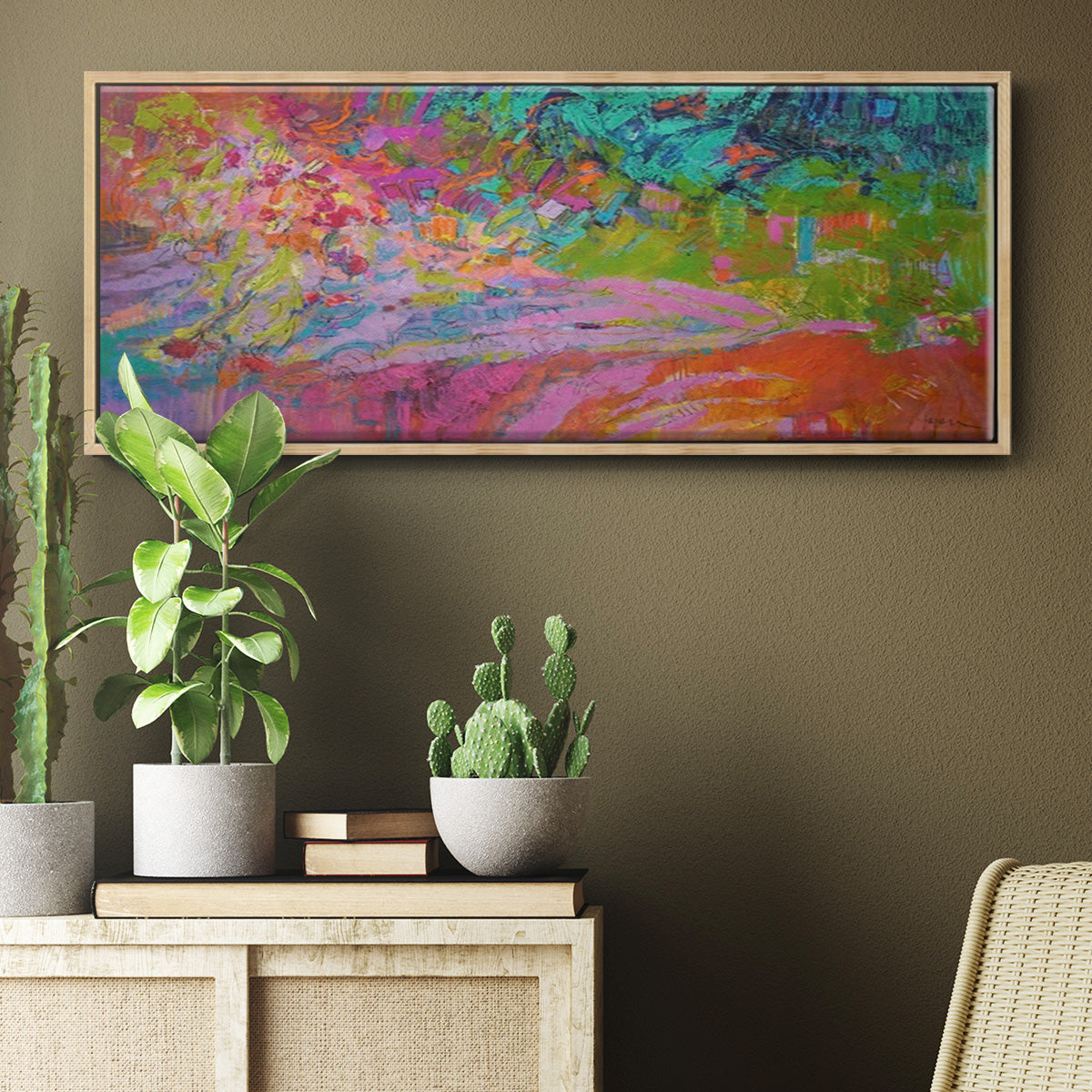Passion Diva - Floater Framed Canvas Print