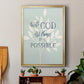 All Things - Modern Framed Canvas Print